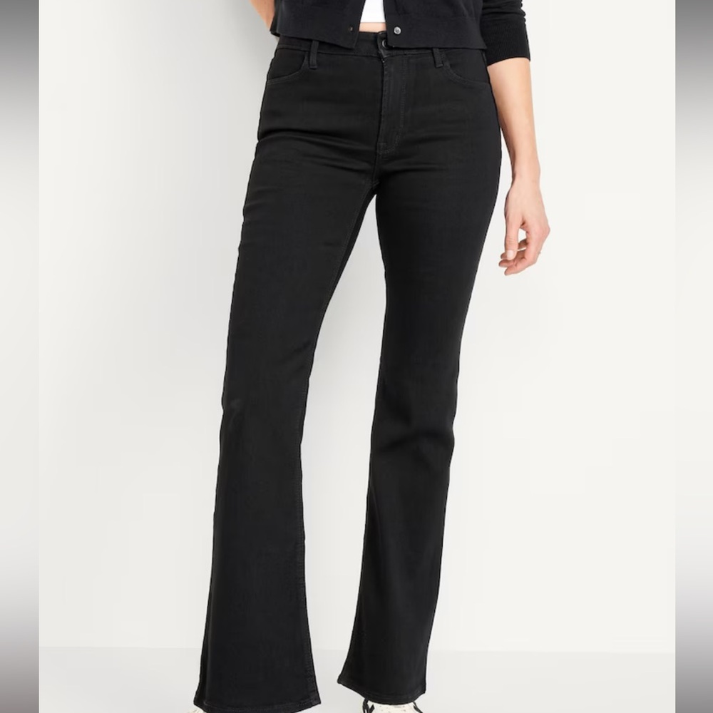 NIB Old Navy Wow Flare Pants in Blackjack